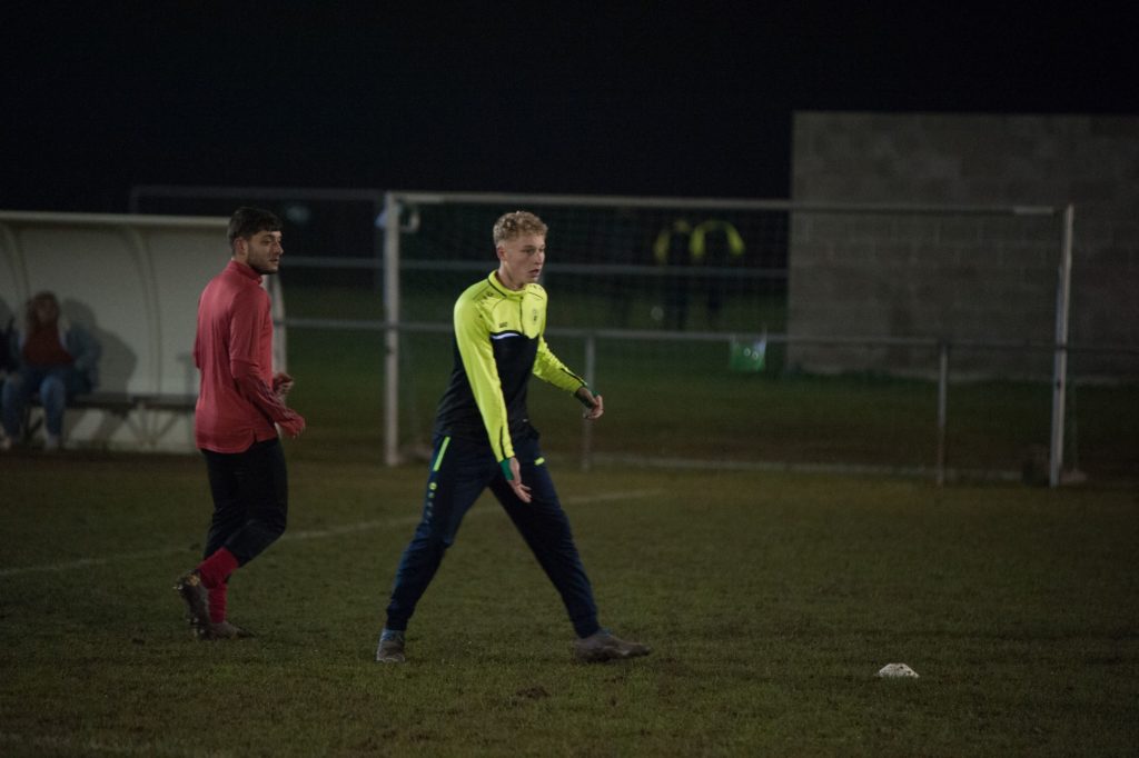 Noa Delmotte en entrainement avec la P2.